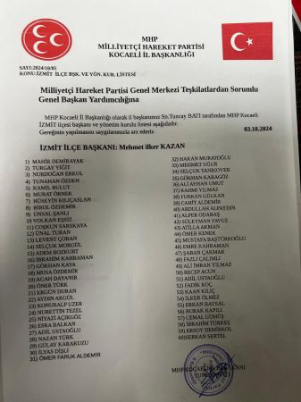 İşte İlker Kazan’ın yönetimi