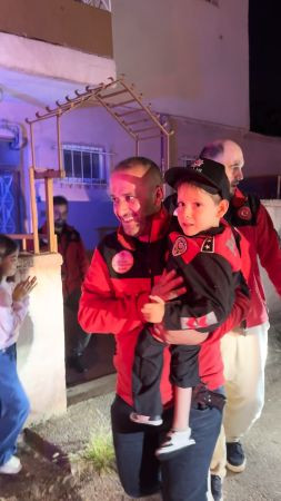 Polis olmak isteyen omurilik felçli Umut'a şaşırtan sürpriz