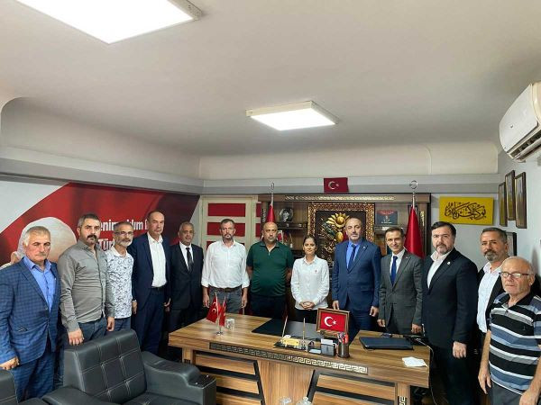 Muhtarlardan İlker Kazan'a ziyaret