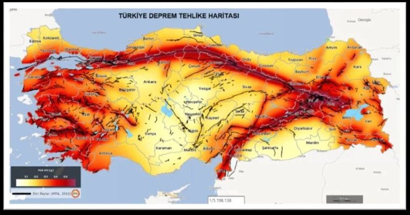 Türkiye deprem risk haritası güncellendi: Evimin altından fay hattı geçiyor mu?