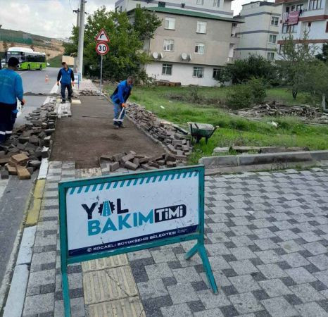 Kocaeli’de muhtemel kazanın önüne geçmek için çalışıyorlar