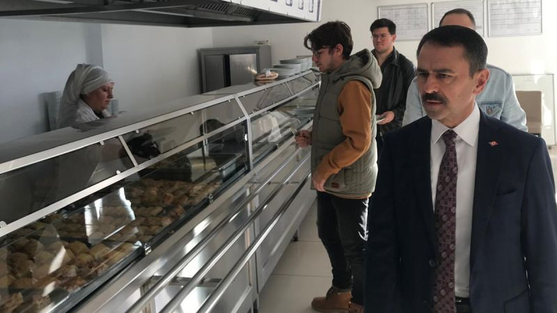 Vali Aktaş, Gebze’deki KYK yurtlarını inceledi