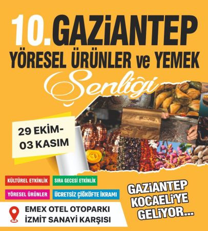 Gaziantep lezzetleri Kocaeli'ye geldi
