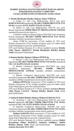 Üç belediyeye kayyum atandı!