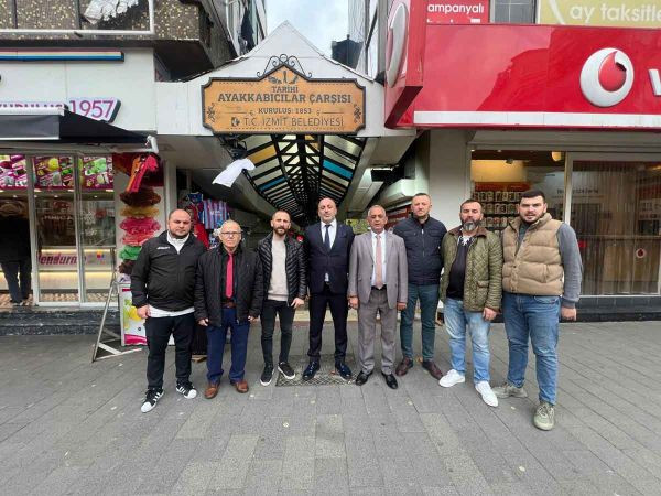 Çatısı onarılmayan İzmit esnafı MHP’li Kazan’dan destek istedi