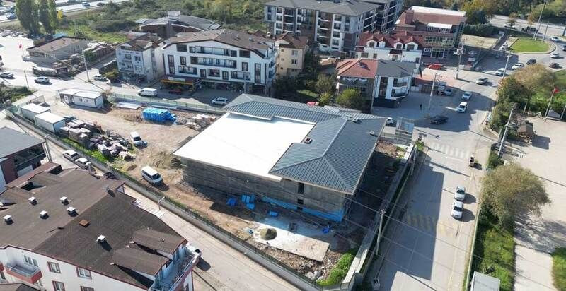 Kartepe İtfaiye müfreze binası’nda çalışmalar hız kesmiyor