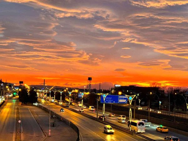 Kocaeli'de mest eden görüntü