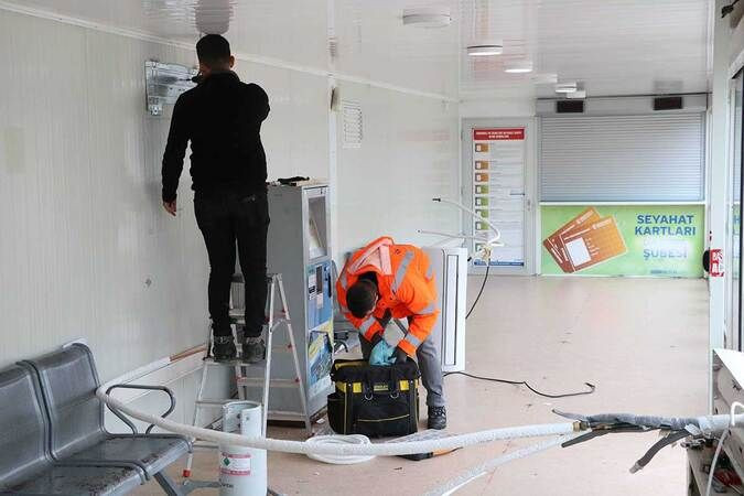 Kocaeli, akıllı duraklar sayesinde üşümüyor