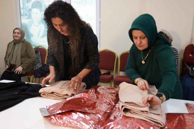 Engelli vatandaşlara hırka diktiler
