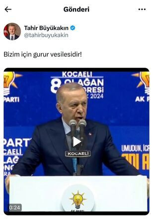 Büyükakın’dan, Cumhurbaşkanı Erdoğan’ın o sözlerine: Gurur vesilesi