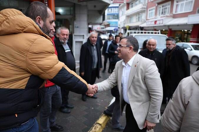 Başkan Gökçe, CHP Kandıra İlçe Örgütü'nü ziyaret etti