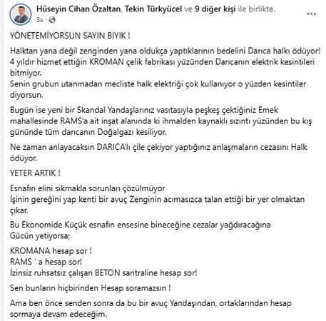 CHP’li Özaltan, “Yönetemiyorsun Sayın Bıyık!”