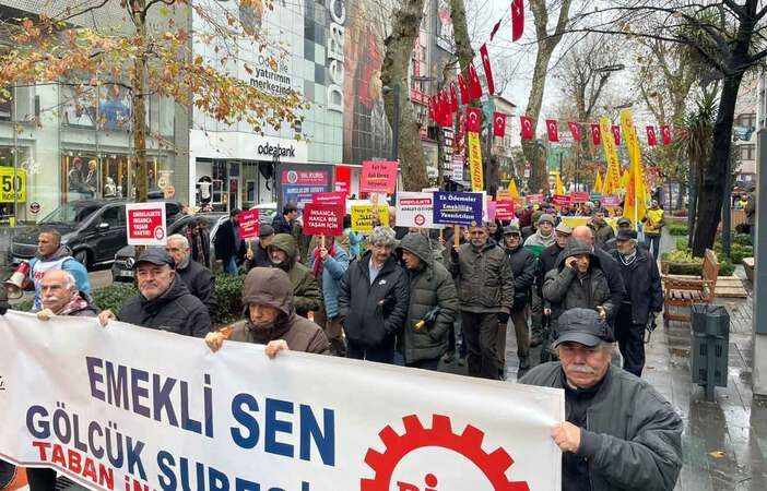 Kocaeli’de asgari ücrete tepki için binlerce kişi yürüdü!