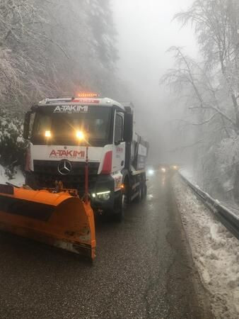 Kar Timleri'nden yılbaşı mesaisi