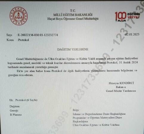 MEB'den bir protokol de Ülkü Ocaklarına!