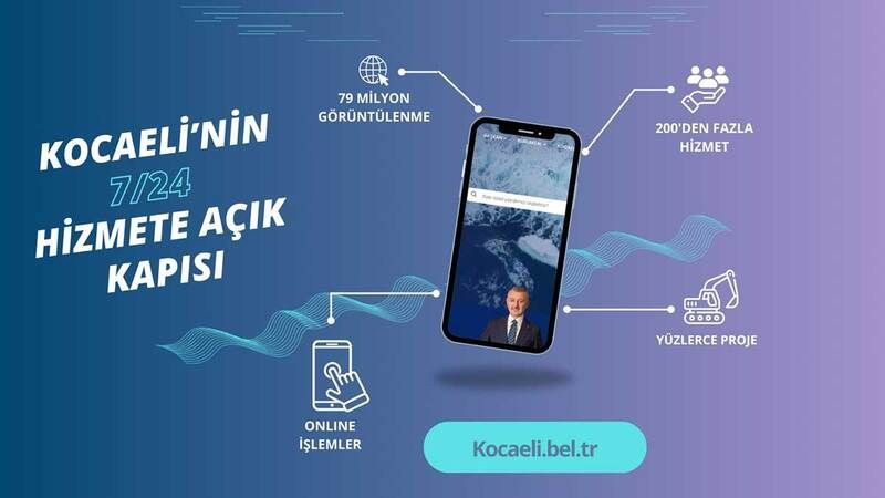 Büyükşehir’in web sitesi 2024 yılında 79 milyon görüntülenme aldı