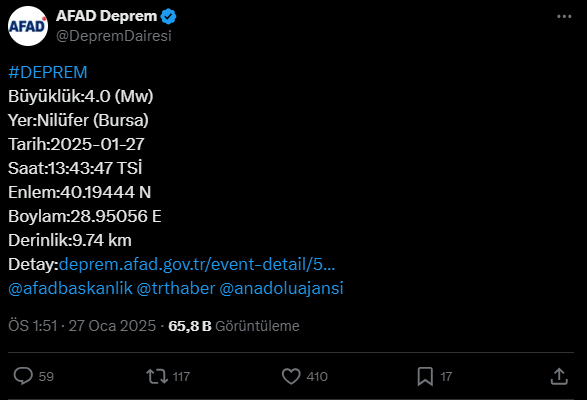 Son dakika: Marmara'da korkutan deprem! Kocaeli'de hissedildi