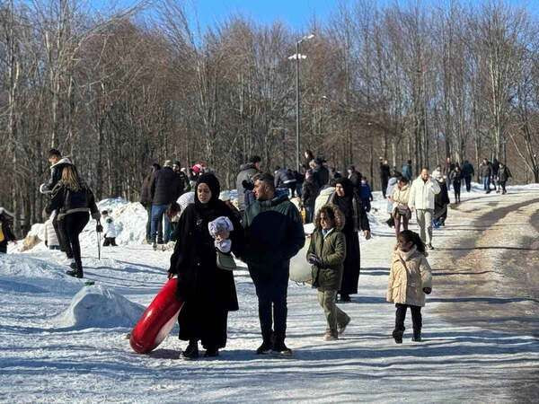 Kocaeli’de aileler tatilde teleferiği tercih etti