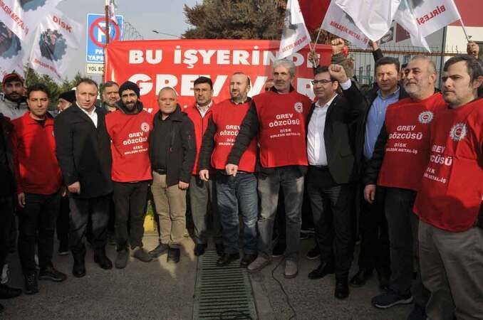 Kocaeli’deki o fabrikada işçiler greve çıktı