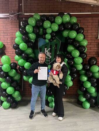 Sevgililer Günü'nde Kocaelispor taraftarları, aşklarını kulübüne gösterdi