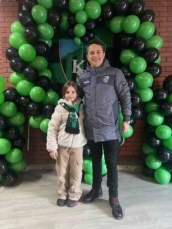 Sevgililer Günü'nde Kocaelispor taraftarları, aşklarını kulübüne gösterdi