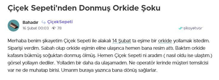 Çiçek Sepeti, 14 Şubat Sevgililer Günü'nü kabusa çevirdi! Şikayet yağdı! “Sevgililer Günü’nde Çiçek Sepeti yüzünden ayrıldık”