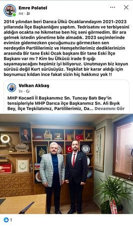 Ülkücü isimden "koordinatör başkan yardımcısı" tepkisi
