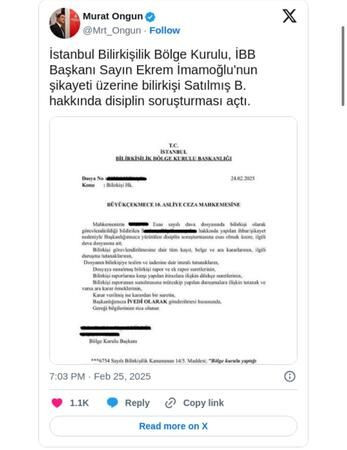 İmamoğlu suç duyurusunda bulunmuştu: O bilirkişiye soruşturma!