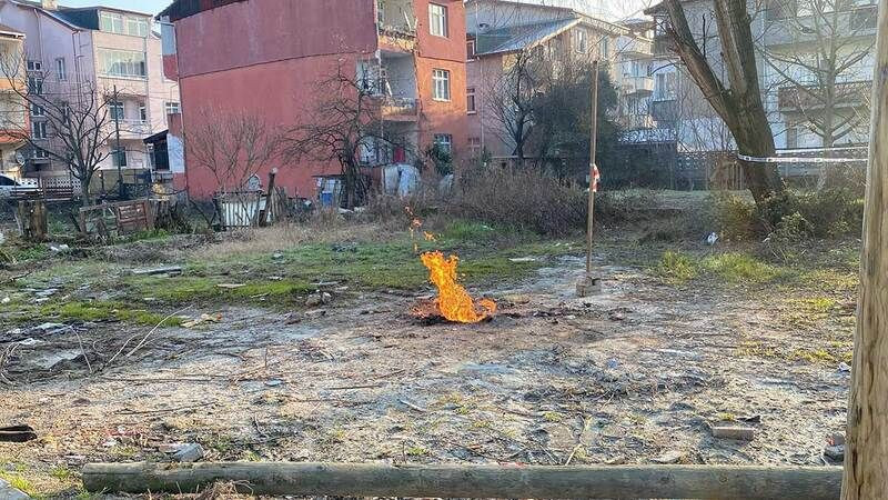 Kartepe’deki metan gazı 9 gündür sönmedi!