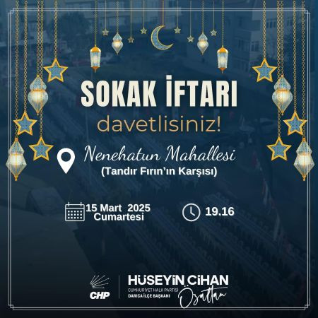 CHP’liler Kocaeli'de sokak iftarı verecek