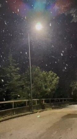 Kocaeli'de yükseklerde kar yağışı başladı