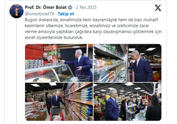 Boykotu delmek için alışverişe çıktı
