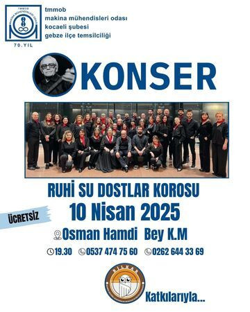 Ruhi Su Dostlar Korosu Gebze'ye gelecek
